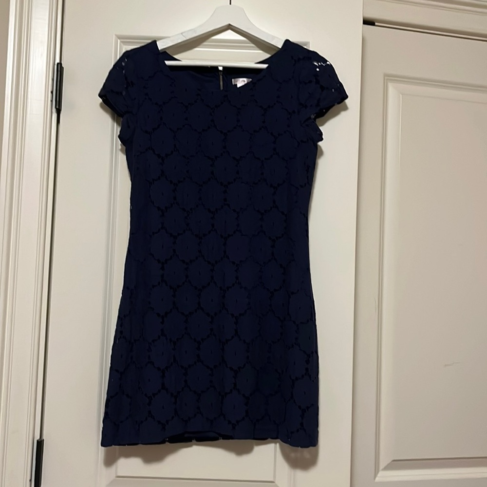 Blue Lace Formal Dress